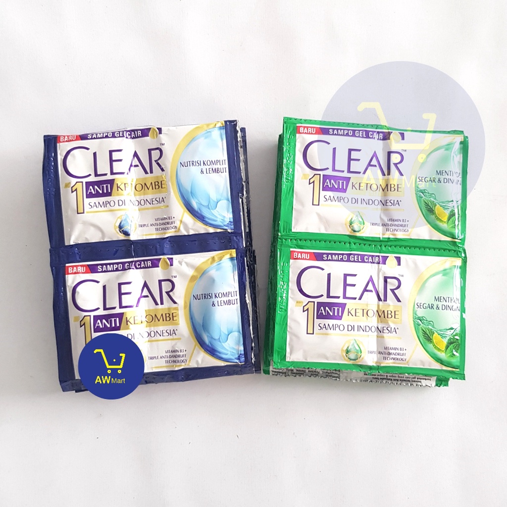 SHAMPO CLEAR  RENCENGAN [12 SACHET X 9ML] ALL VARIANT