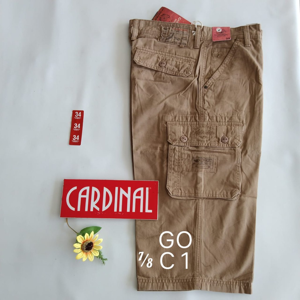 gof 34-KPL CARDINAL KEMPOL CASUAL Celana Pendek Cowok Celana Kempol Fashion Pria Brand Kekinian