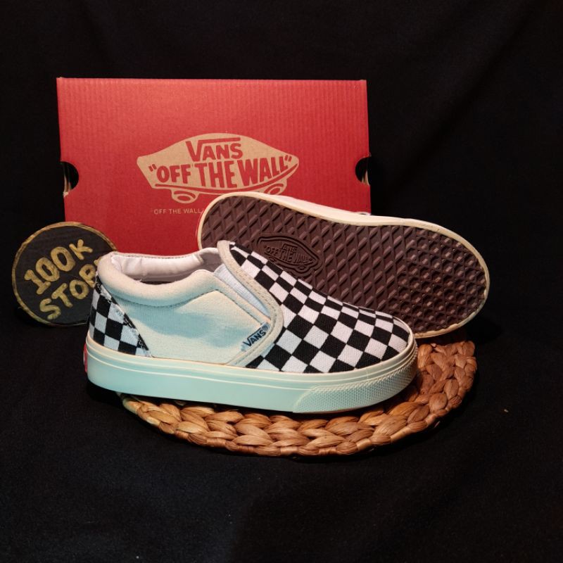 Sepatu Sneaker anak Vans / sepatu bayi Vans / Slip On size 16-35 jaminan Real pict