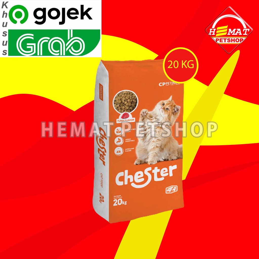 GOSEND Chester Cat Food Adult Makanan Kucing Dewasa Tuna 20 Kg