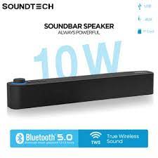 Soundtech Soundbar Speaker Wireless Bluetooth 5.0 True Wireless