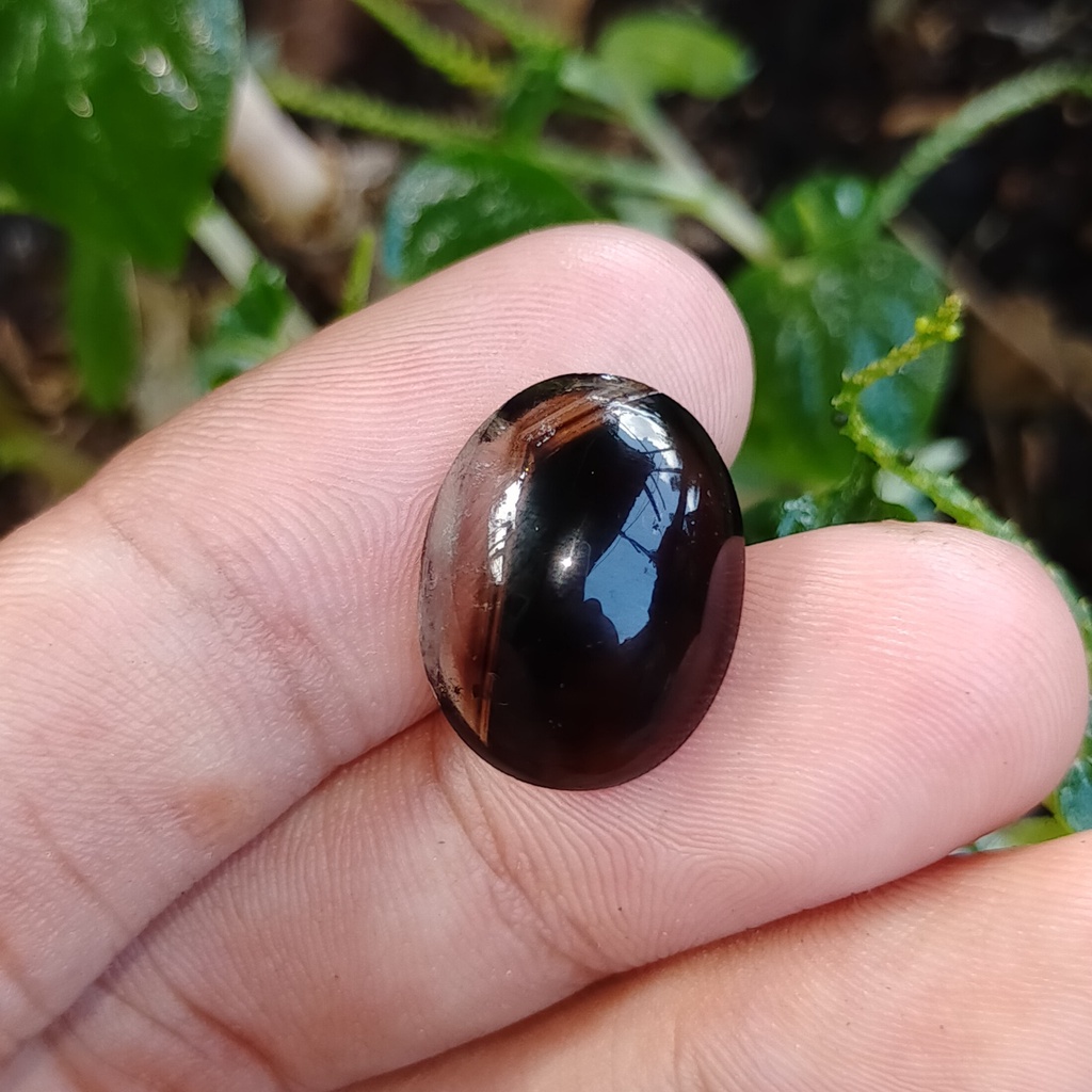 batu kecubung kopi antik asli alam bkn akik ruby yakut cincin pria berlian orange safir kalimaya