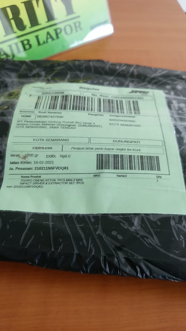 Tekiro-obeng Ketok 7pcs Mini // Mini Impact Driver & Extractor Set 7pcs