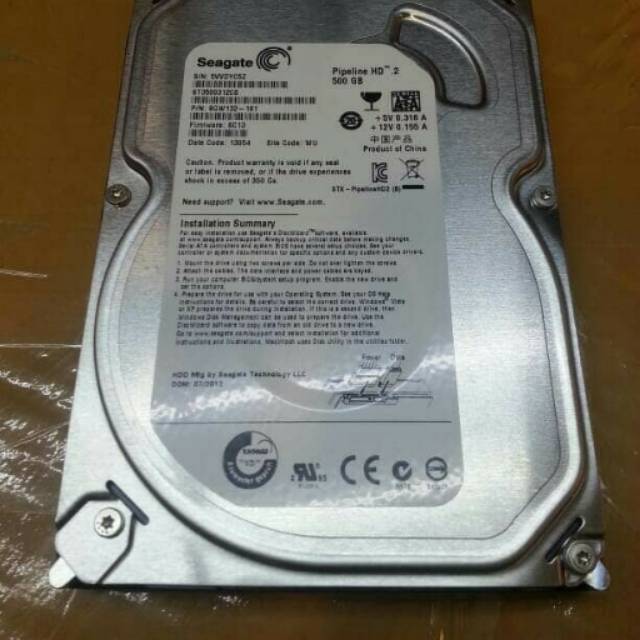 Hdd seagate 500GB colokan sata bergaransi 1tahun