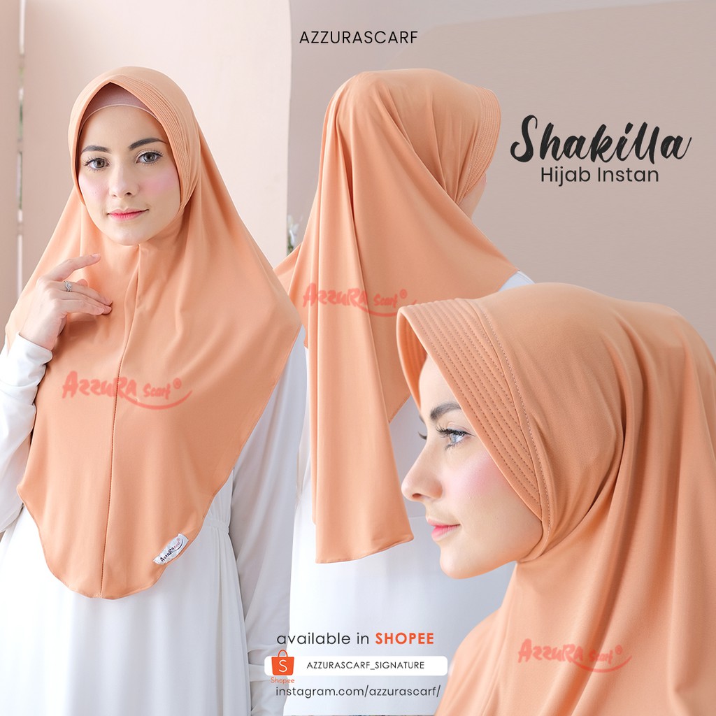 HIJAB AZZURA | SHAKILLA | AZZURASCARF | HIJAB INSTAN | BERGO INSTAN| BERGO| KHIMAR | JILBAB | ORIGIN