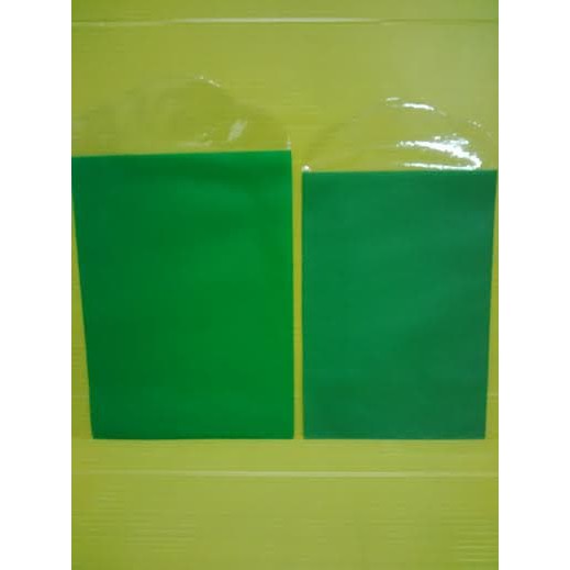 

a Plastik Iuran Uk 13,5 x 18 Warna Hijau tempat nama