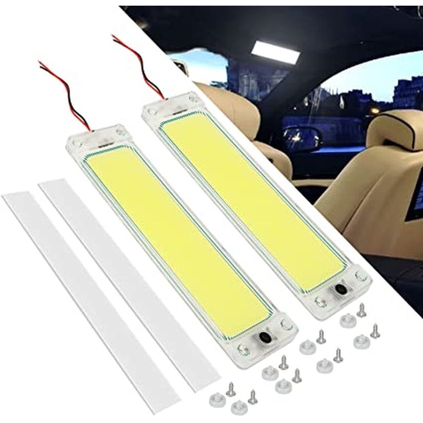 1pc Lampu Bohlam 108-led Cob 12w 12v-24v Super Terang Untuk Interior Mobil / Truk