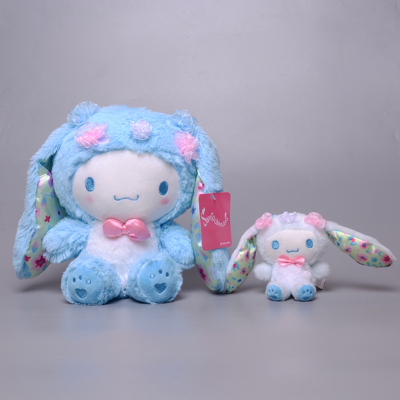 Mainan 10cm/20cm Sanrio Plush Toy My Melody Kuromi Cinnamoroll Plush Toy Keychain Pendant Decor