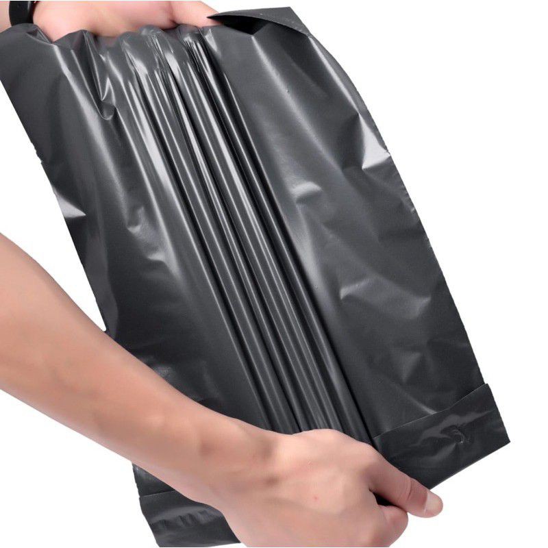 Plastik Polymailer Packing Olshop Satuan Grosir HD Hitam Dove Doff Dof 17x30