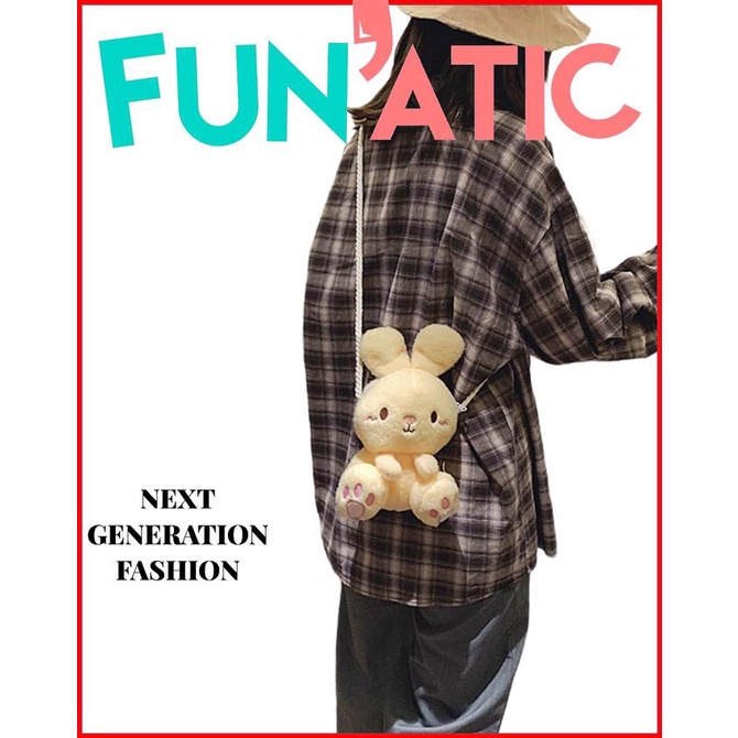 FUNATIC TAS BONEKA RABBIT TAS ANAK LUCU TAS WANITA REMAJA FA900