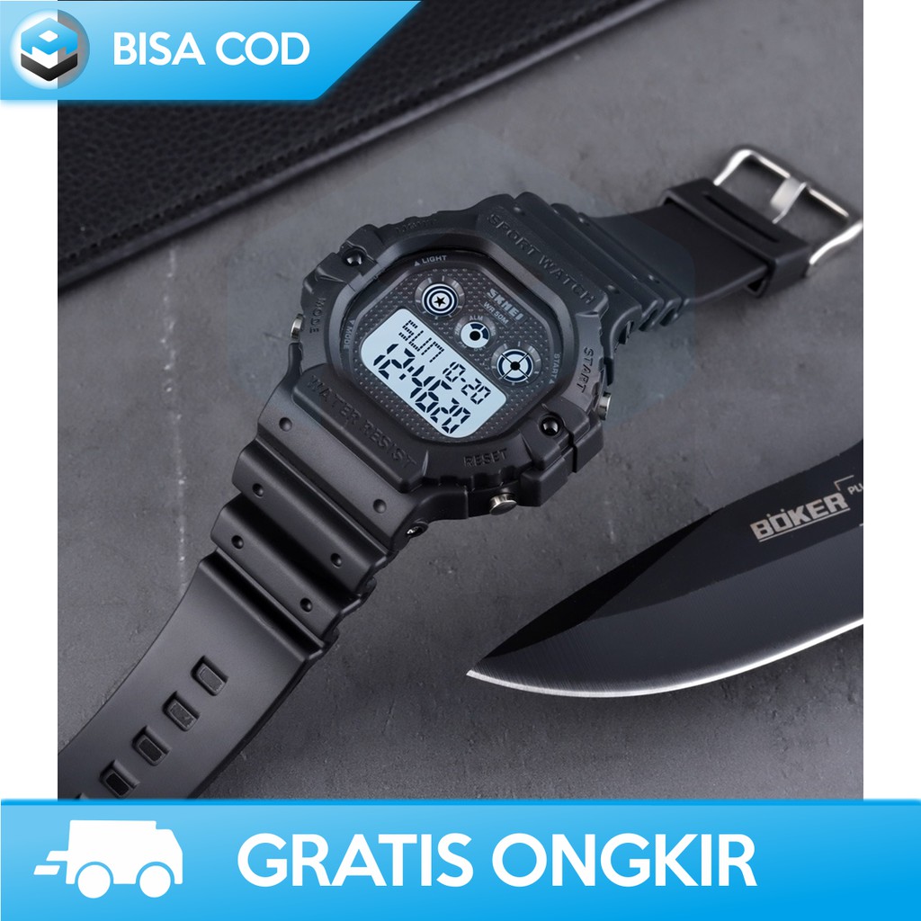 JAM TANGAN PRIA DIGITAL ANTI AIR ORIGINAL SKMEI 1606 - JAM TANGAN PRIA TAHAN AIR KEREN BERKUALITAS