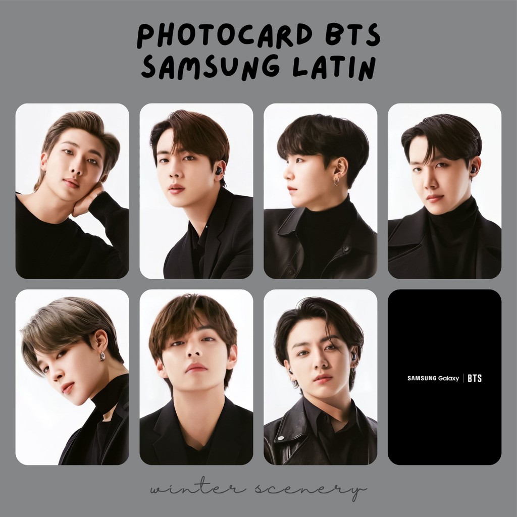 ꒰ winter scenery ꒱ Photocard BTS - Samsung Latin Benefit ⭑.ᐟ 𝙪𝙣𝙤𝙛𝙛𝙞𝙘𝙞𝙖𝙡 ⭑.ᐟ | 1 set dapat 7 photocar