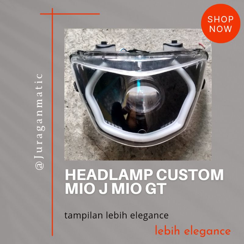 headlamp reflektor mio j mio gt custom