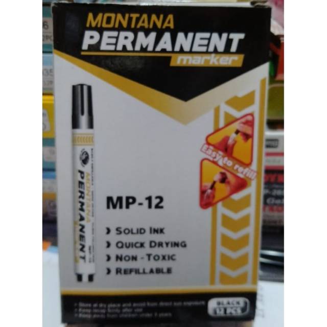 

Spidol permanen 12pcs