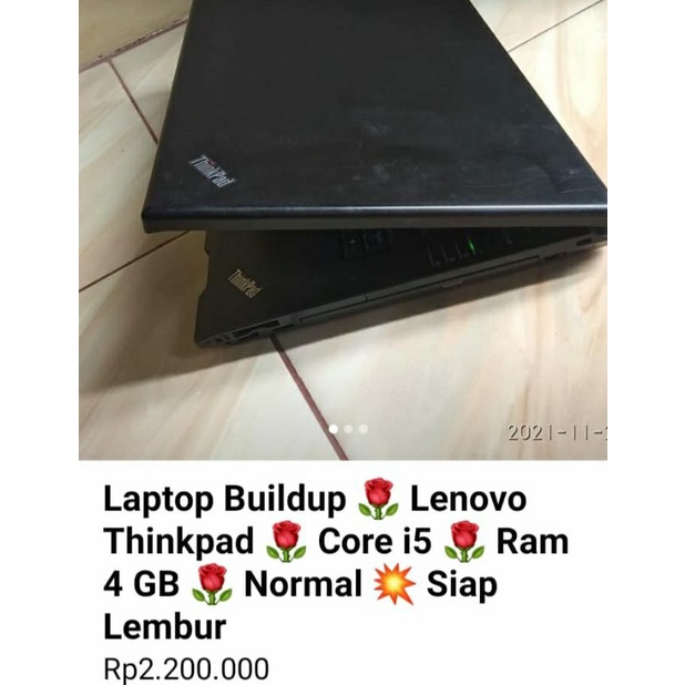 laptop lenovo thinkpad core i5 ram 4