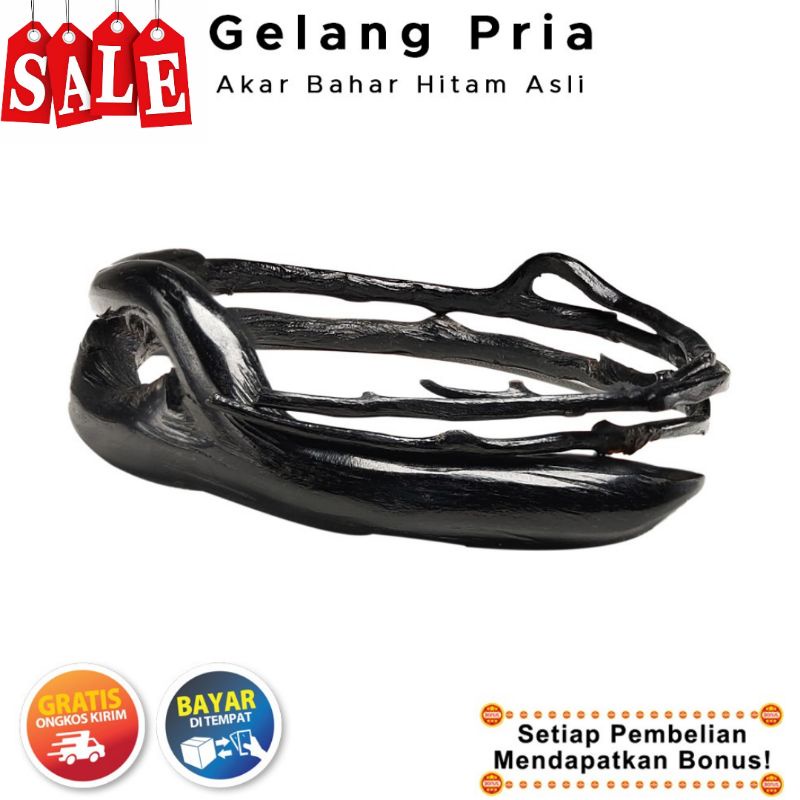 GELANG AKAR BAHAR UNISEX ASLI KALIMANTAN COCOK UNTUK SEMUA USIA