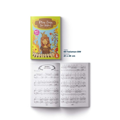 Piano Songs for Children by Amarta Publishing Buku Piano Anak