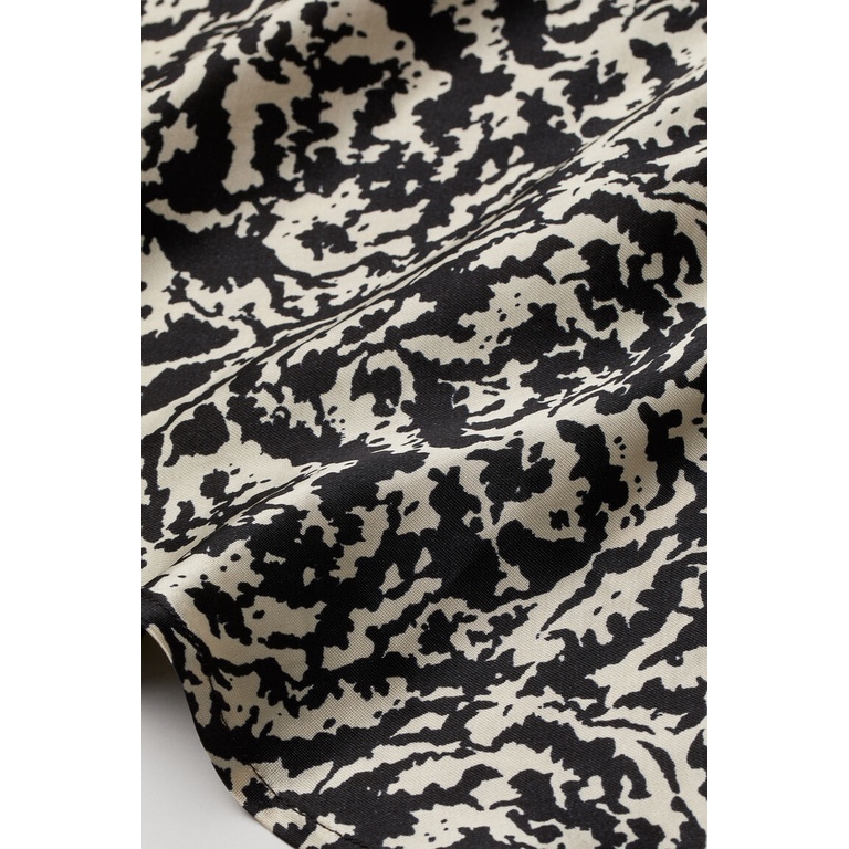 H&M Rok Wanita Calf-Length Skirt Viscose Rayon Casual Patterened Original-7