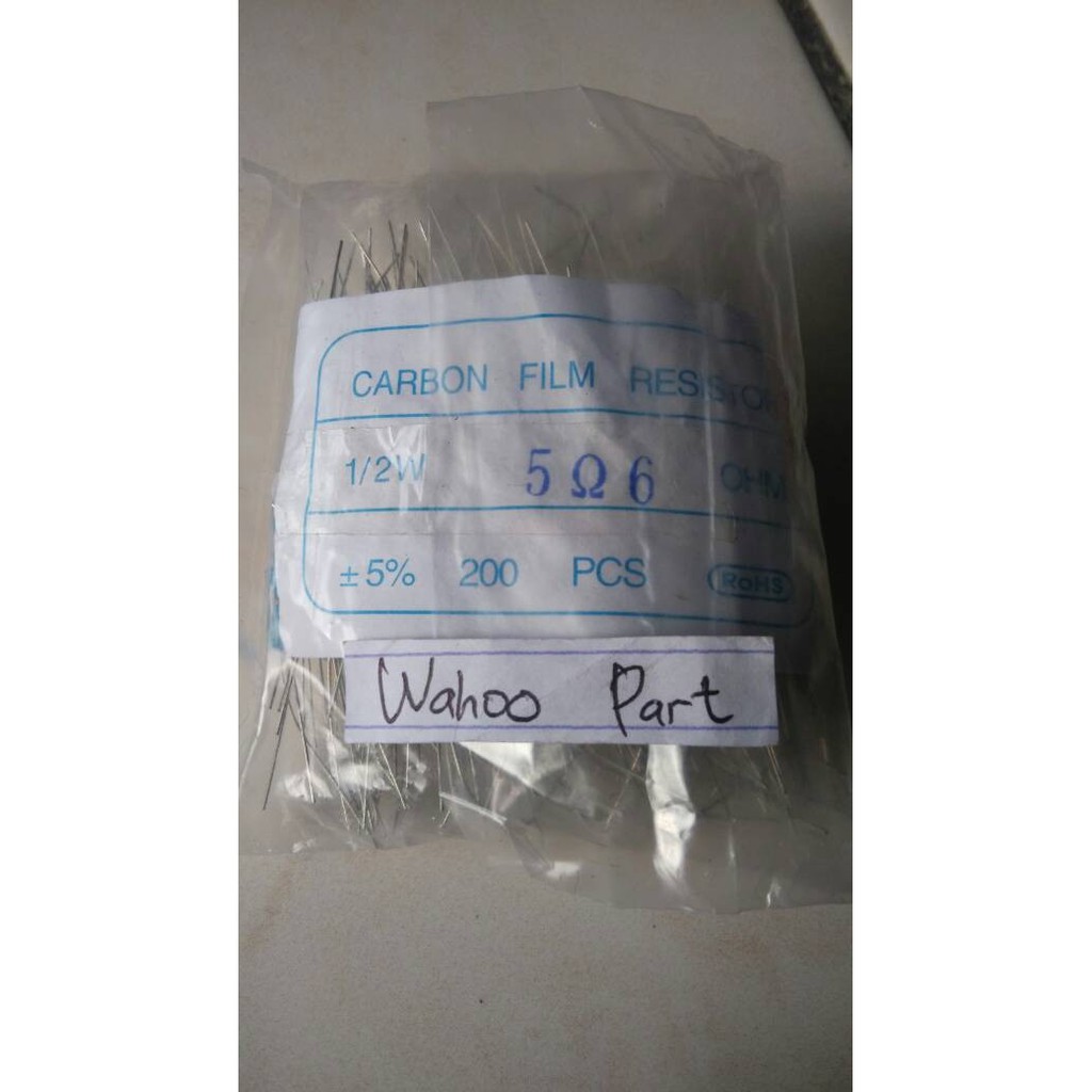 Resistor 5,6 ohm 1/2 watt 5% isi (100 pcs )