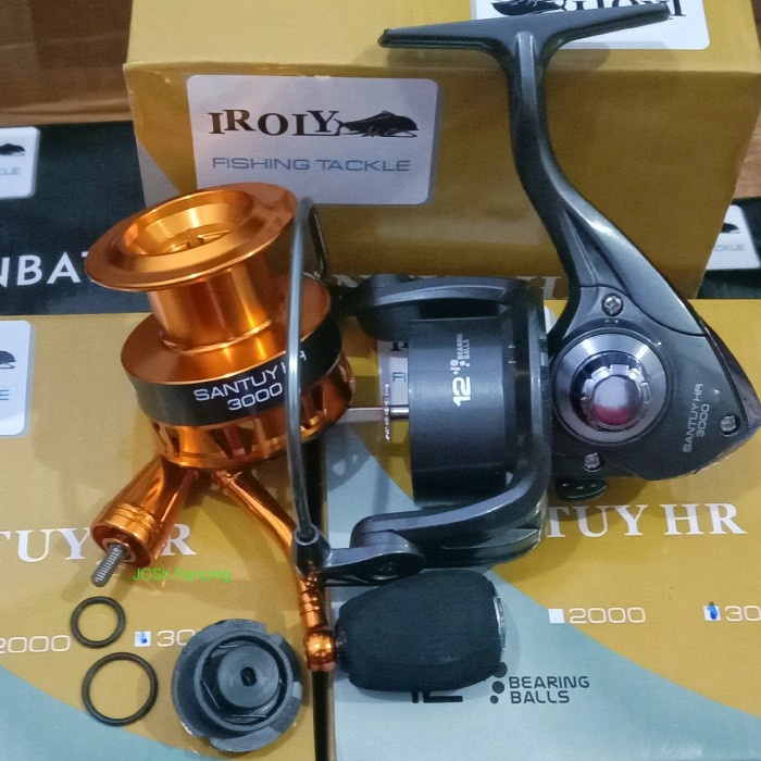 reel pancing kuat 121 bearing Iroly Santuy HR 1000 power handle