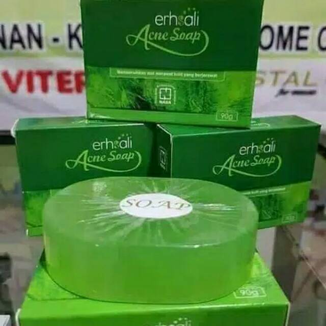 ERHSALI ACNE SOAP NASA ORI - sabun anti jerawat