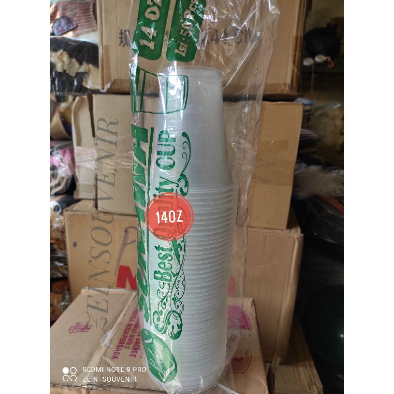 Gelas plastik tipis multi fungsi