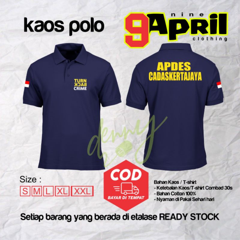 kaos polo costum