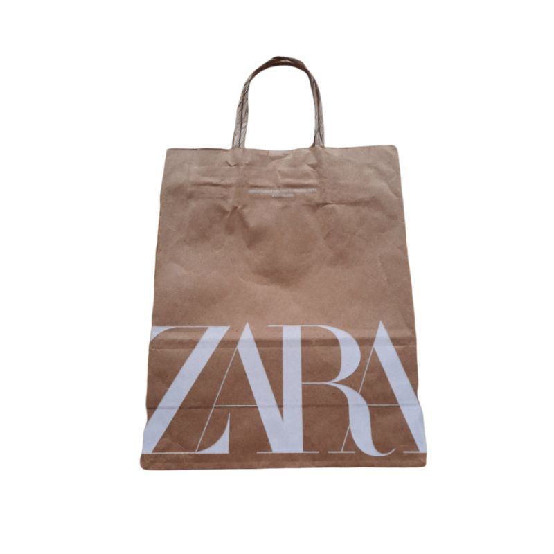 

THRIFT PRELOVED HANYA PAPER BAG! UNTUK PAKAIAN / ACCESSORIES SIZE SMALL WARNA COKELAT ORIGINAL OFFICIAL STORE BY ZARA