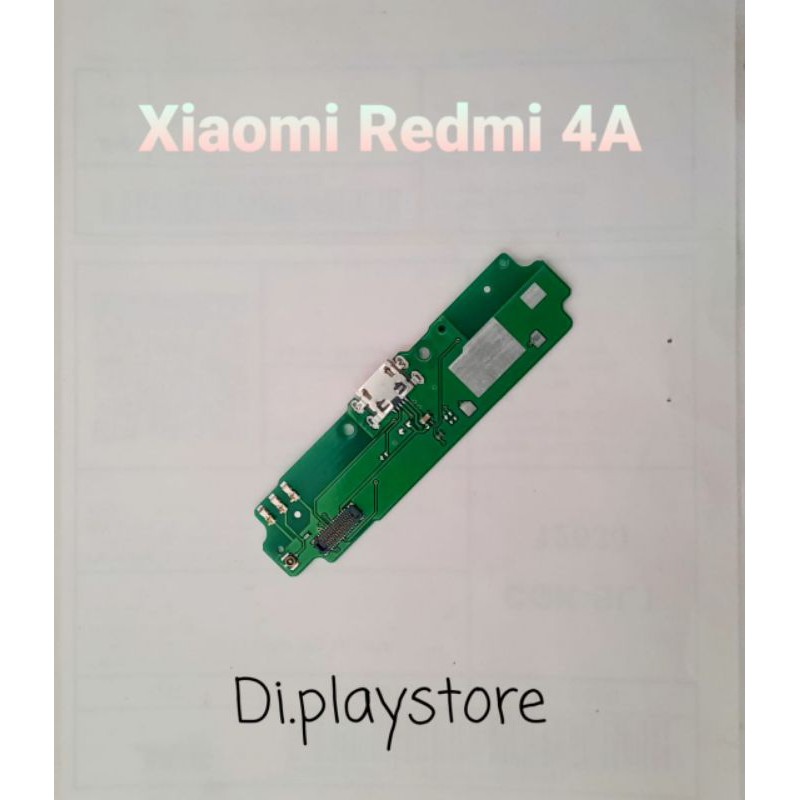 Papan Pcb Konektor + Flexibel Cas Xiomy Redmi 4A