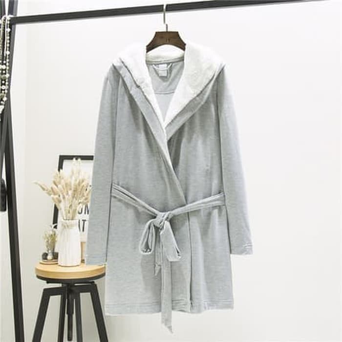 KREA20 cardigan big size coat bulu mantel dalem wool domba jumbo