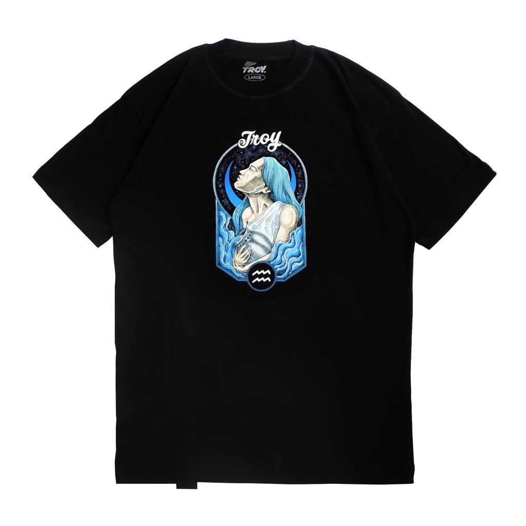 Troy Company Black T-shirt Aquarius MT 2060