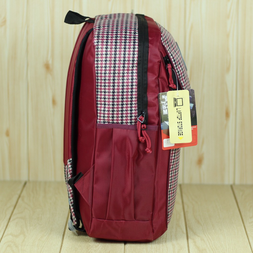 Tas Ransel Rexsove Gendong Cewek Warna Maroon Terbaru Fashionable Kece