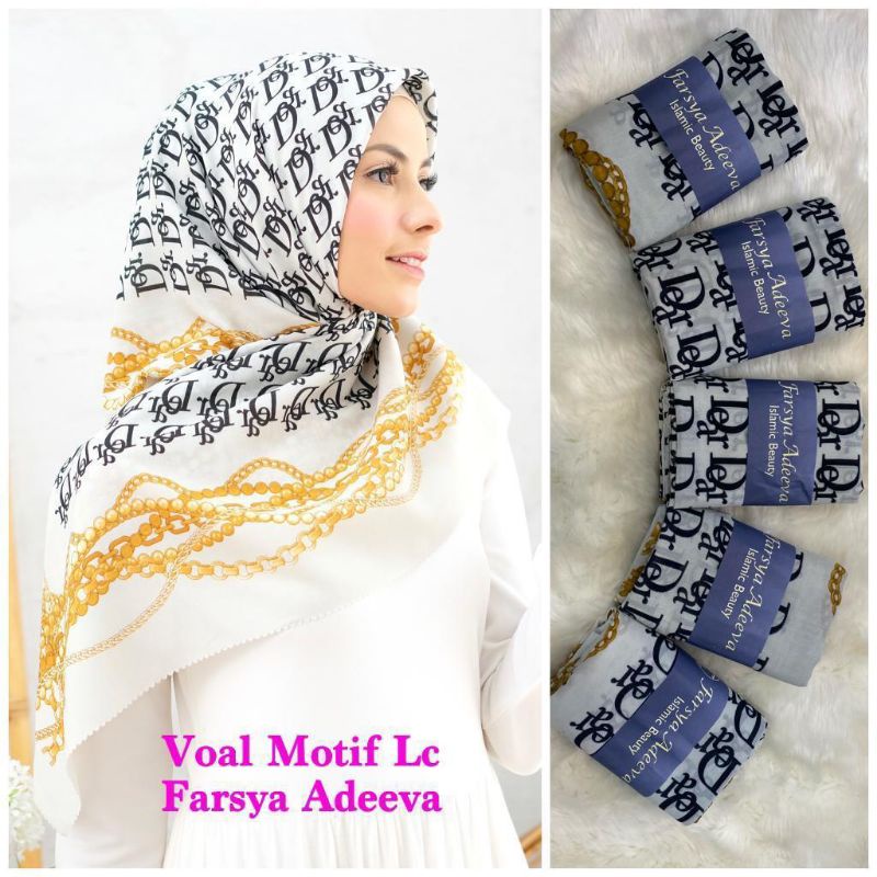 hijab koran/jilbab koran/kerudung koran/denay koran||park 1-Rantai whaite dear
