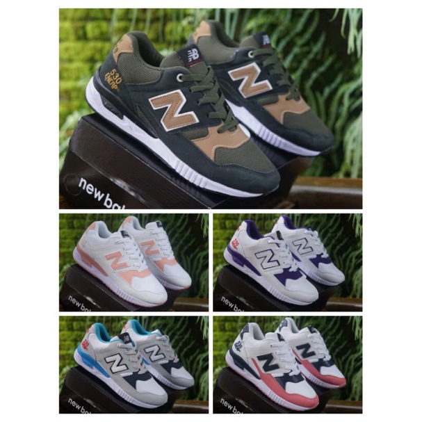 sepatu senam wanita nb sepatu joging wanita nb ringan lentur berkualitas