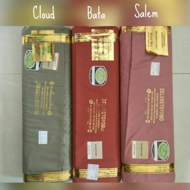 TERMURAH] KAIN TOYOBO / KAIN KATUN TOYOBO ROYAL MIX ORI / Royalmix Premium Import / 100% DEVATEXTILE