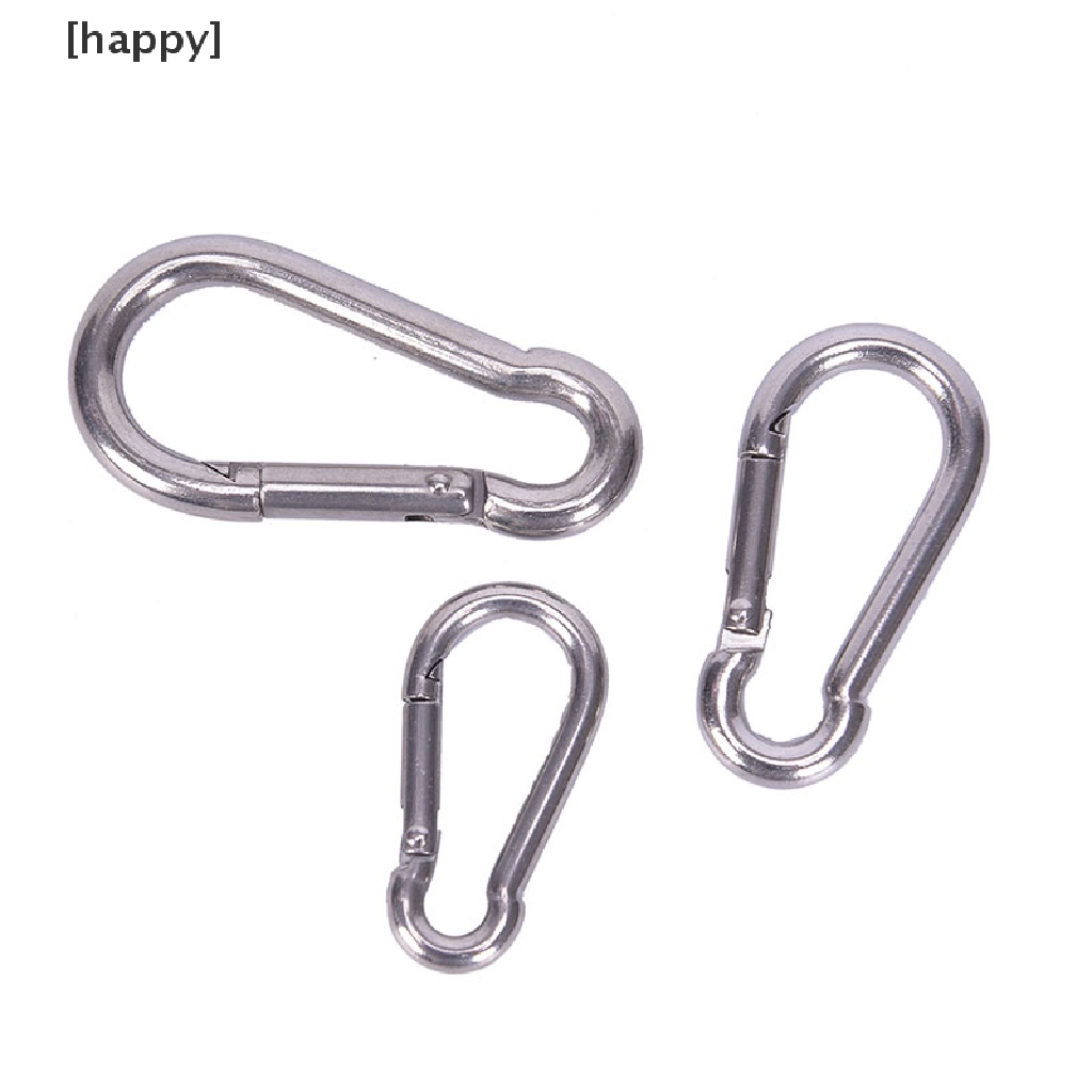 Ha Gantungan Kunci Carabiner Id Bahan Stainless Steel 304