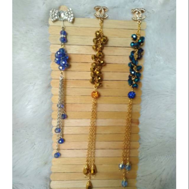 Bros Dagu Mutiara Juntai Chanel