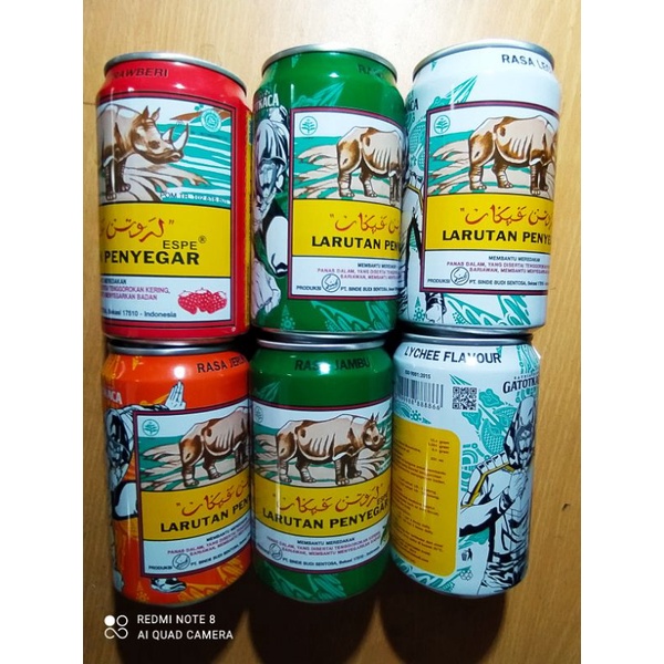 

1 pcs larutan penyegar cap badak kaleng (BELI 6 GROSIR)