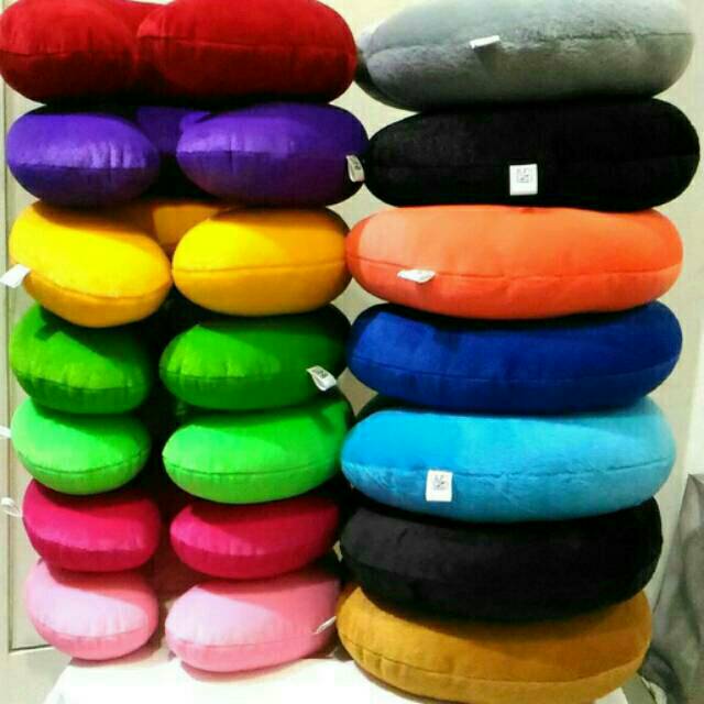 Bantal Leher Polos, Headrest U Polos bahn lembut/halus MURAH