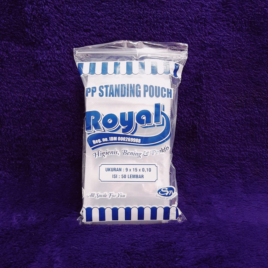 PP Standing Pouch Transparan 9x15x0.10