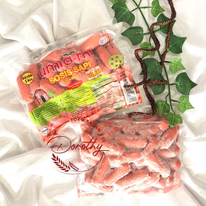 

UMIAMI SOSIS SAPI ULIR COCKTAIL ISI 50 PCS [450 GRAM]