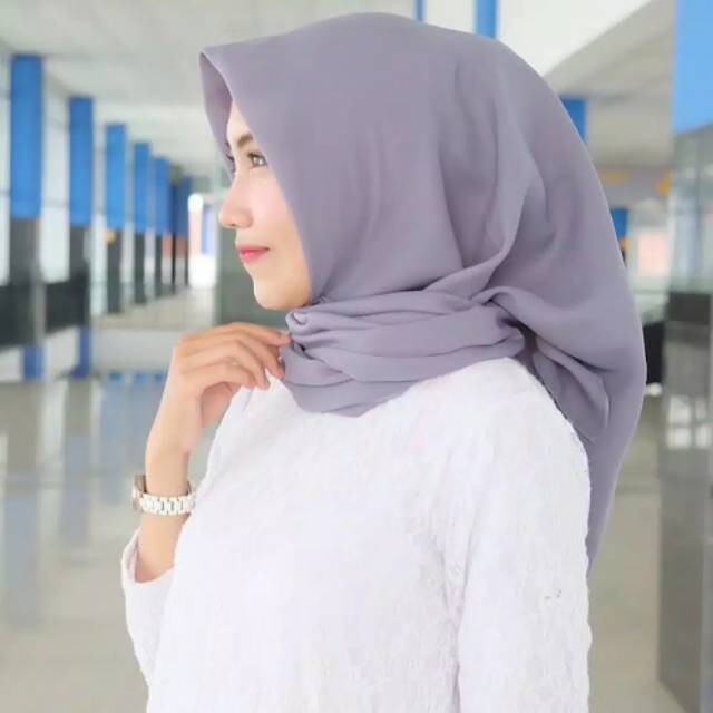 Bella Square Hijab Segi Empat Bahan Nyaman - Daily Hijab Murah - Kerudung Fashion Muslim