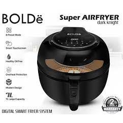 Bolde Air Fryer Dark Knight 7L Digital Touchscreen Garansi Resmi 2 Tahun