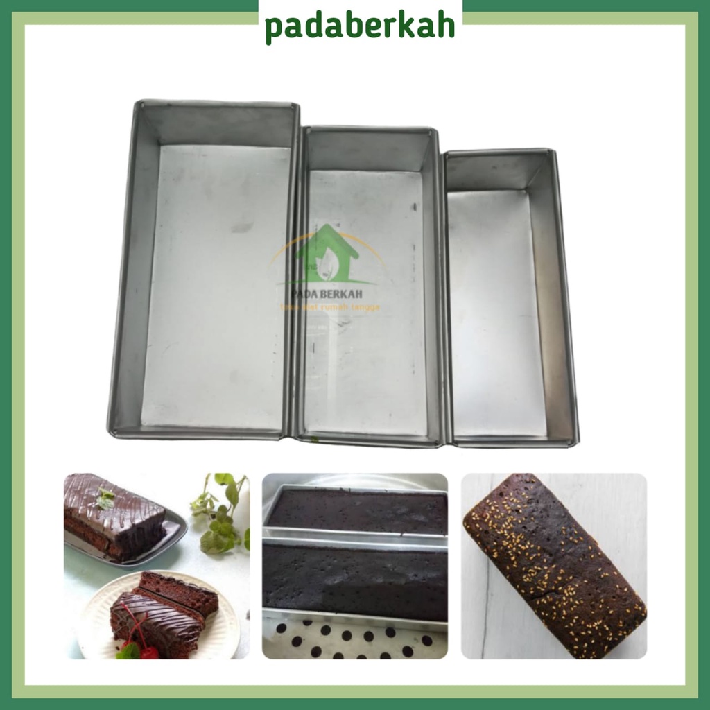 READY STOK Loyang Persegi Panjang / Loyang Kue Brownies / Cetakan Kue Browies / Loyang Cake / Loyang