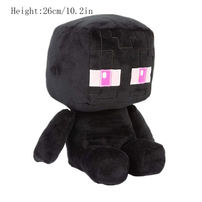 Mainan Boneka Plush Minecraft Creeper Enderman Pig Bear Pixel Zombie Untuk Hadiah Natal / Tahun Baru