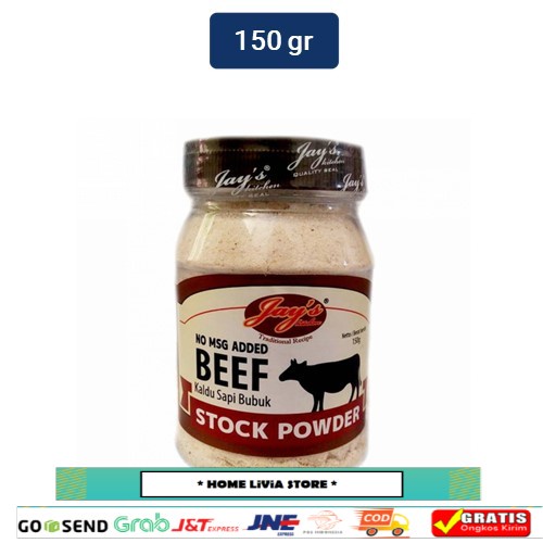 

Jay'S Beef Stock Kaldu Sapi Bubuk 150 gr