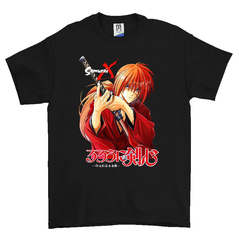 kaos tshirt anime samurai x