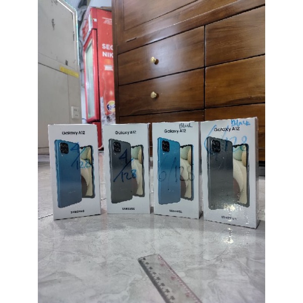 SAMSUNG GALAXY A12 RAM 4/128GB & 6/128GB 5000mAH GARANSI RESMI