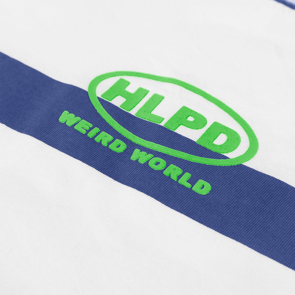 HLPD WeirdWorld | Baju Kaos | T shirt | Grill Striped Tee - Purple