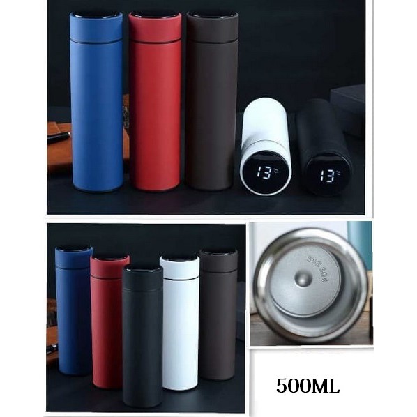 TERMOS AIR PANAS LED H220 / THERMOS STAINLESS / TERMOS LED  / TERMOS VACUM / TUMBLER LED / TUMBLER AIR PANAS DINGIN / TERMOS SUHU TEMPERATUR DOFF H220 / TERMOS SUSU / TERMOS PORTABLE